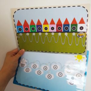 Casas para restar y cielo para sumar hasta 10