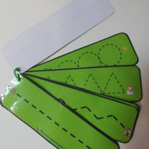Llavero grafomotricidad navideño