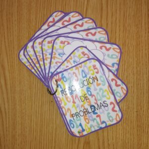 Tarjetas problemas matemáticos