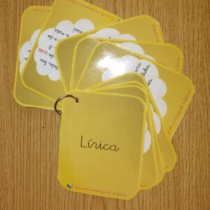 Tarjetas lírica y poesía
