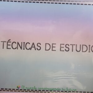 Tarjetas técnicas de estudio