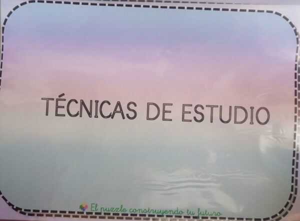 Tarjetas técnicas de estudio