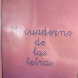 Cuaderno de las letras