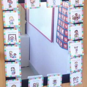 Tarjetas emociones para espejo