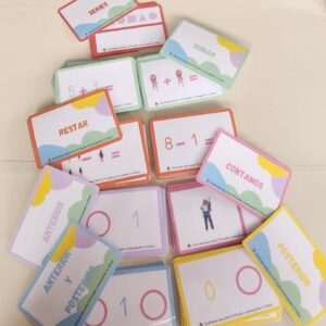 Tarjetas para trabajar el conteo, temática Barbie